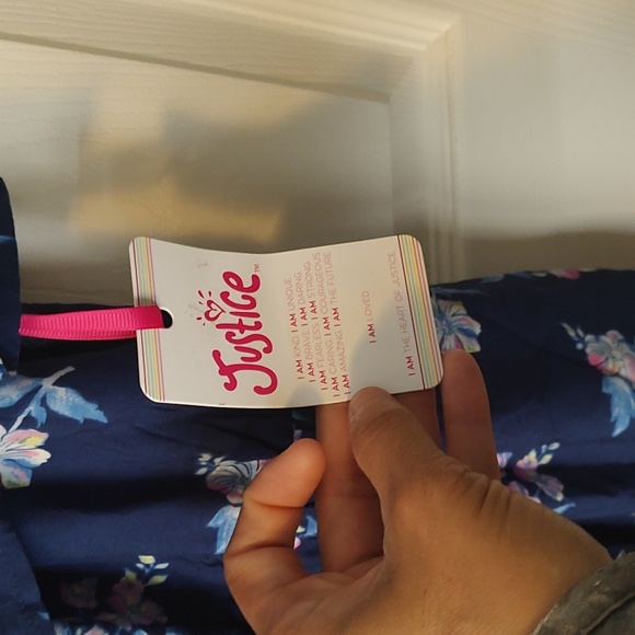 NWT JUSTICE Floral Maxi Dress - Picture 2 of 5